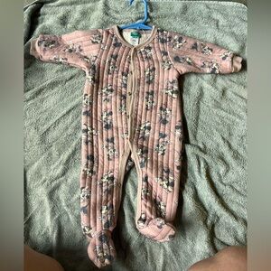 Minnie Mouse quilted Onesie